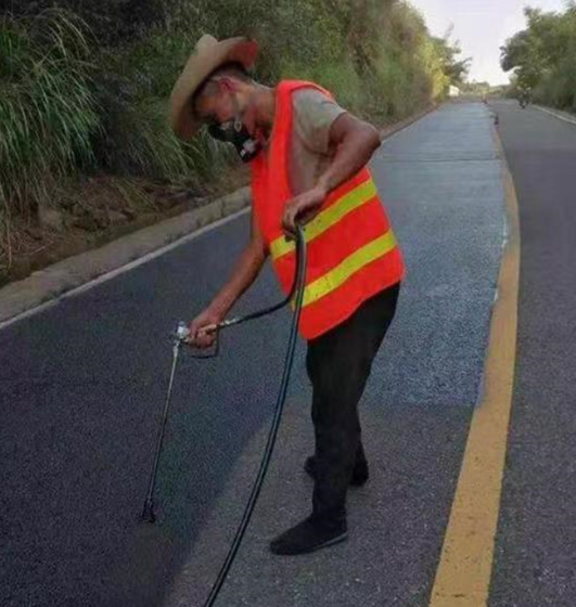 开封路面喷涂翻新彩色步道施工方案